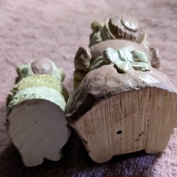 Stone Critters Bears in Bonnets - Picture 5 of 9